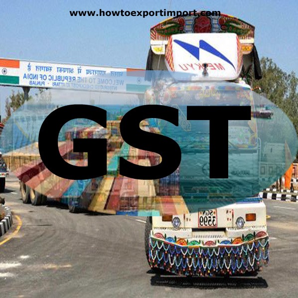 GST payable rate on walking stick Umbrellas, sun umbrellas, garden